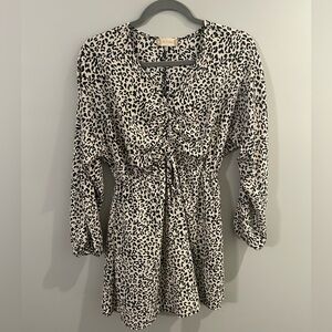 long sleeve, printed, altar’d state dress